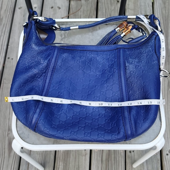 AUTHENTIC GUCCI 240261-493075 SHIMA TASSEL… - Picture 10 of 12